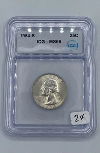1954er 25c ICG MS66 - Bild 1 von 2
