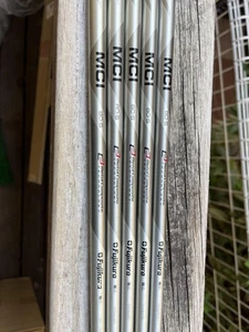 Carbon Shaft For Iron Mci 80-S 5 Pieces Fujikura 1 Time - Picture 1 of 4