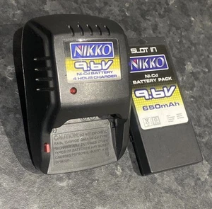 NIKKO battery charger & 9.6V battery for RC cars - - Picture 1 of 5