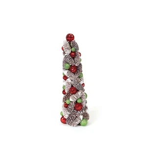 CC Christmas Decor 18" Candy Crush Pine Cone Artificial Christmas Topiary Tree - Picture 1 of 3