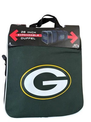 Bolso de Lona Green Bay Packers NFL Noroeste Correa para el Hombro Plegable Viaje Gimnasio Foto 1 de 4