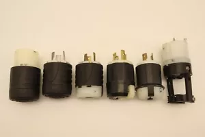 Mix Lot of Twist Lock Plugs 2711 l14-30p, HBL2311, L530C, L620P, L630P - Picture 1 of 22