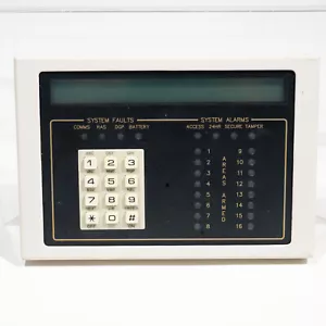 Tecom Systems TS0004 Alarm Arming Station 16 Area Keypad - Sold as is! Untested! - Picture 1 of 6