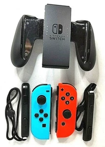 Correa de agarre Nintendo Switch Joy-Con (L) azul neón (R) rojo neón de Japón #0076 - Imagen 1 de 7