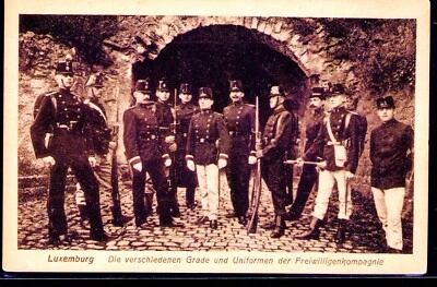 War  190x Luxembourg The Different Grades & Uniforms of the Volunteer Company - Image 1 of 3