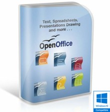 Open OFFICE 2017 PRO Edition Word Processor Microsoft Windows (Digital Download)
