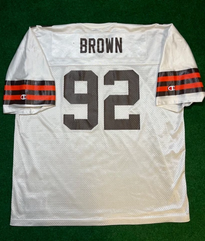 Champion Browns Jersey Mens Extra Large #92 White Cover