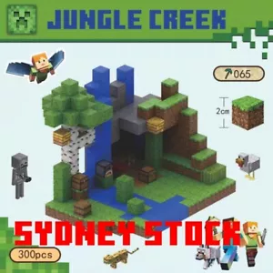 Minecraft Magnetic Building Blocks - Jungle Creek 300pcs (T065) STEM - Picture 1 of 5