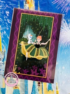 Postal 2025 Disney Parks WonderGround Frozen Anna Olaf Ashley Taylor 5x7 - Imagen 1 de 1
