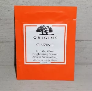 :: ORIGINS Ginzing Into the Glow Brightening Serum Sample 0.05 oz NEW :: - Picture 1 of 1