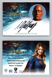 Iddo Goldberg As Red Tornado #IG2 Supergirl Season 1 Cryptozoic Autograph Card