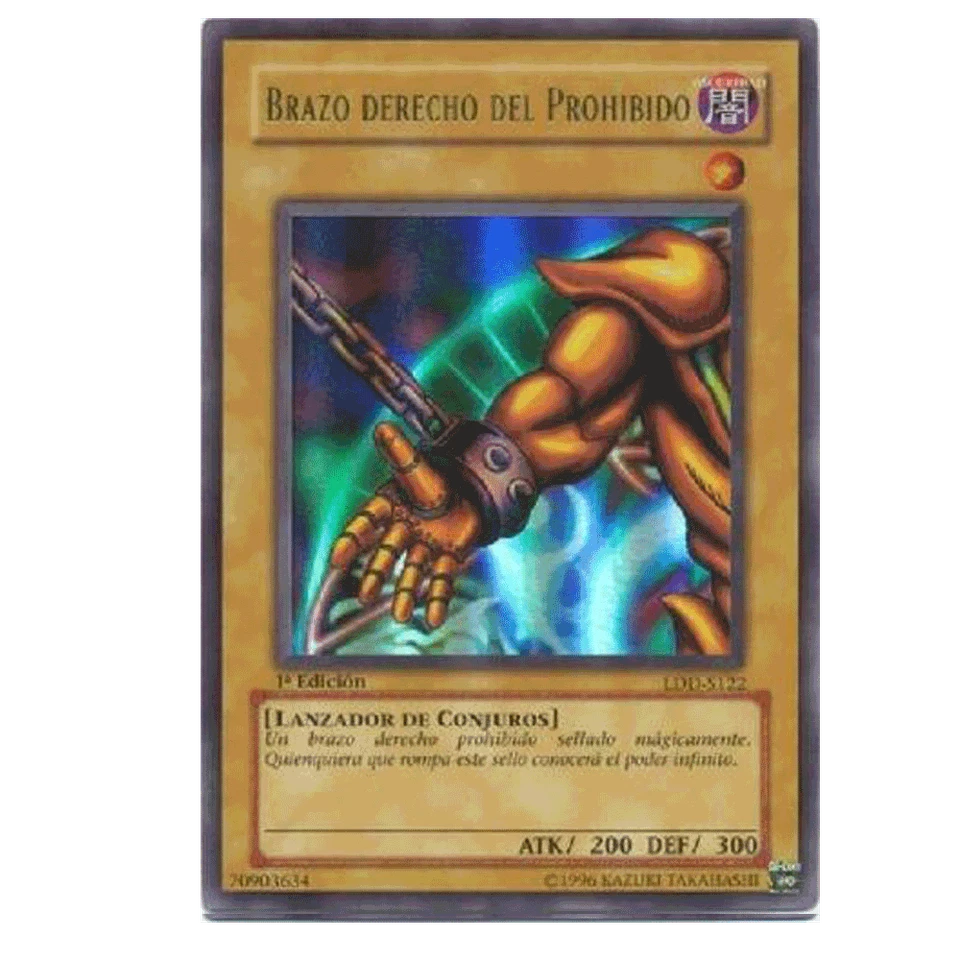 Brazo derecho del Prohibido LDD-S122 Ultra Rare 1st Edition Spanish - Image 1 of 1