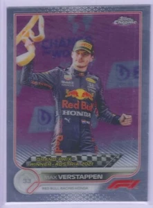 2022 TOPPS CHROME FORMULA 1 F1 MAX VERSTAPPEN BASE #159 RED BULL RACING - Picture 1 of 1