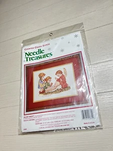 Vintage Nadelschätze Kreuzstich Hummel "Stille Nacht" #02882 versiegelt - Bild 1 von 2