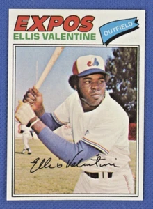 1977 Topps Set-Break # 52 Ellis Valentine Montreal Expos EXMT .99 Shipping - Picture 1 of 2