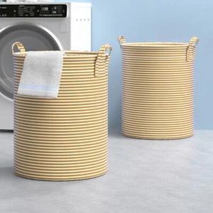 Foldable Laundry Basket Large Capacity Storage Bag Storage Basket - Picture 1 of 11