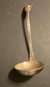 Vintage Metal Silver Colored Kitchen Ladle 11 X 2 X 2 In. - Picture 1 of 3