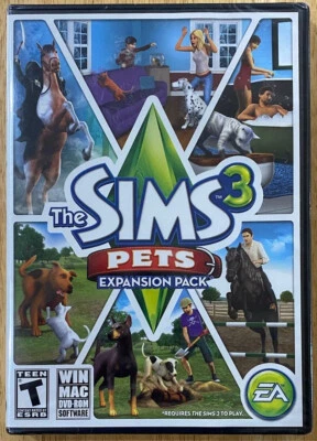 The Sims 3: Pets ~ Expansion Pack ~ Windows/Mac ~ Brand New ~ Factory Sealed - Image 1 of 2