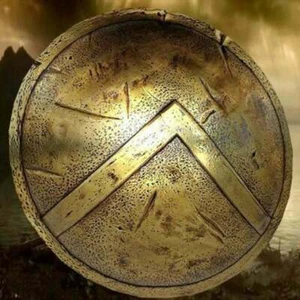 Spartan Shield 24" ~ King Leonidas 300 Medieval 18 gauge RS2Great King Leonidas - Picture 1 of 2