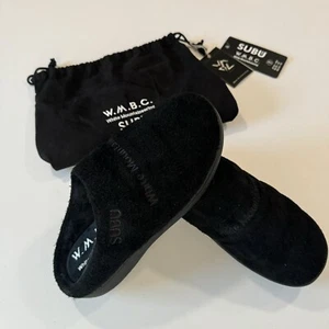 Subu × White Mountaineering WM Collab Indoor Outdoor Winter Slipper Black RARE - Picture 1 of 6