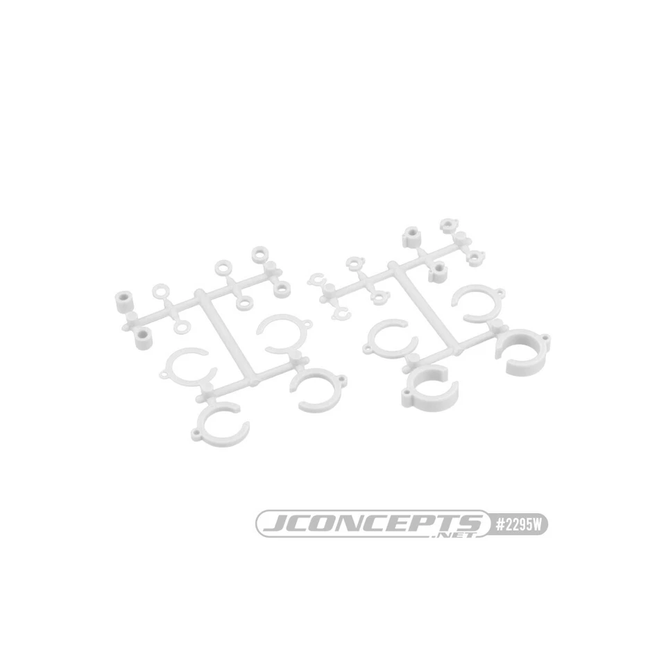 JConcepts Big Bore Shock Limiter, up-travel kit, 24pc - white (Fits ? 3.0 and 3. - Bild 1 von 1