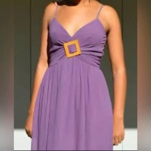 Thirty Thirty Dress Womens XS Purple Lined Cocktail Dress Spagetti Strap Slip On - Picture 1 of 10