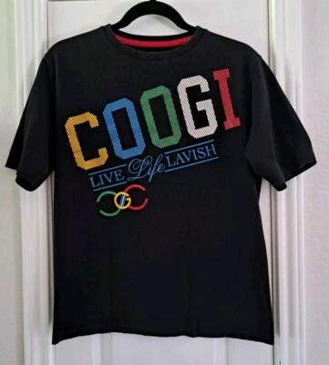 Camiseta COOGI Live Life Luvish Logo Negra Niños Talla 14/16  Foto 1 de 4