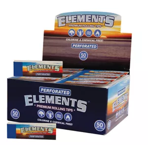 1 Box (50x) Elements Filter Tips perforiert slim Filtertips - Bild 1 von 2