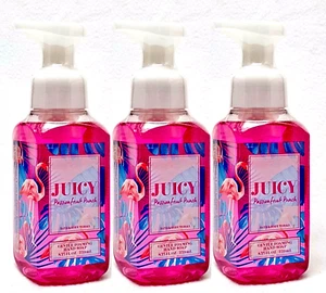 3 BATH & BODY WORKS JUICY PASSIONFRUIT PUNCH GENTLE FOAMING HAND SOAP 8.75 WASH - Picture 1 of 5