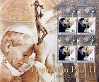 TUVALU POPE JOHN PAUL II AND QUEEN ELIZABETH II STAMPS SHEET OF 4 MNH 2005