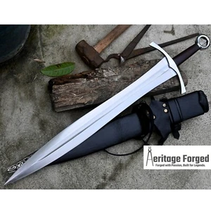 HANDMADE SWORD-24 inches long Blade Viking sword-Historical-Functional sword - Picture 1 of 13