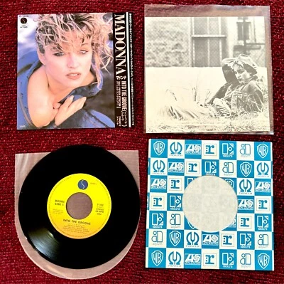 MADONNA JAPAN VINYL INTO THE GROOVE PROMO 80's PICTURE SLEEVE DISC SEEKING SUSAN Foto 1 de 4