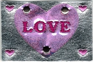 Parche bordado corazón amor San Valentín rosa - Imagen 1 de 1