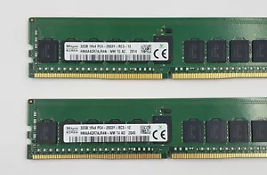 SK HYNIX HMAA4GR7AJR4N-WM 32GB (1X32GB) 1RX4 PC4-2933Y SERVER MEMORY - Picture 1 of 5