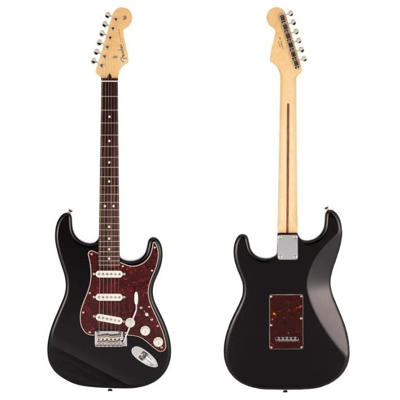 Fender Made in Japan Hybrid II Series Stratocaster Black Electric Guitar