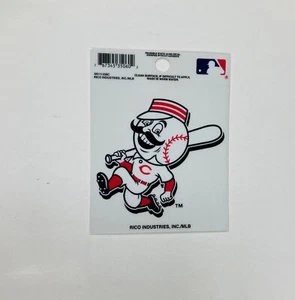 Cincinnati Reds Mr. Redlegs Window Static Cling Decal Free Ship 3x4 Inches - Picture 1 of 1