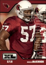 2002 Upper Deck XL Football Card #11 Ronald McKinnon