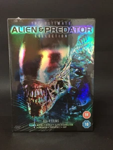 ALIEN & PREDATOR - ALL 7 FILMS ULTIMATE DVD SET - REGION 2 PAL - NEW & SEALED - Imagen 1 de 3