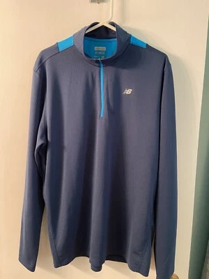 Chaqueta Pullover "New Balance" Para Hombre XL 3/4 Cremallera - ¡Gran Forma! Foto 1 de 2