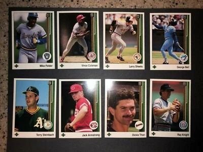 1989 UPPER DECK BASEBALL CARDS YOU CHOOSE 252-500 MLB CARD FREE SHIPPING - Image 1 of 4
