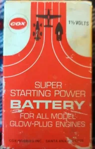 Rare Vintage COX Super starting power battery for all model glow-plug engines - Picture 1 of 4