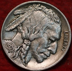 1921 Philadelphia Mint Buffalo Nickel - Picture 1 of 2