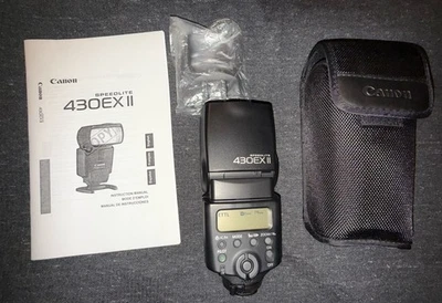 Canon Speedlite 430EX II Camera Flash Tested and Working - Image 1 of 4