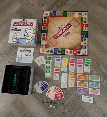 Monopoly: Fallout Collector's Edition Board Game Complete Used once - Image 1 of 4