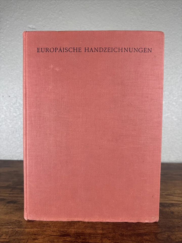 RARE VINTAGE 1943 GERMAN ART BOOK: EUROPEAN HAND DRAWINGS FROM FIVE CENTURIES - Image 1 of 4