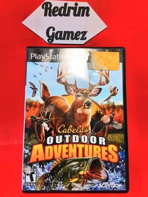 Cabela's Outdoor Adventures COMPLETE Black Label Sony PS2 Video Games Arcade - Image 1 of 3