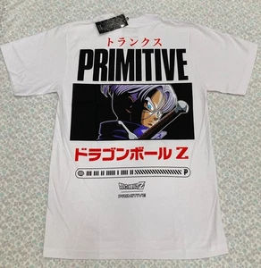 PRIMITVE X DRAGON BALL Z Resistance White Graphic Tee SIZE MD,LG,XL - Picture 1 of 2