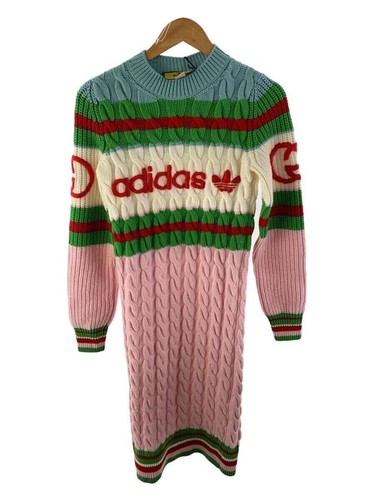 GUCCI Altro Abito Manica Lunga XS Lana Multicolore 717710 XKCQ3