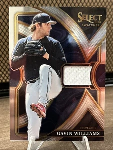 Gavin Williams 2023 Panini Select Baseball Select Swatches Relic #SS-GW - Picture 1 of 2