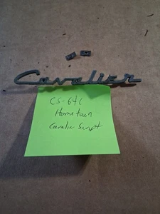 Original Coca-Cola Cavalier CS-64C Schriftzug Logo - Bild 1 von 2